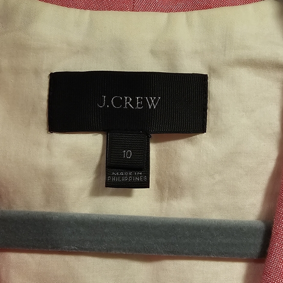 J. Crew Raspberry-Pink Single-Button Blazer - Picture 3 of 3